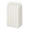 20 In Pack Unscented Chandelier Candle Natural 19 Cm 6 Hr
