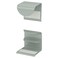 2 In Pack Clip-On Handle Grey-Green 40 Mm