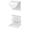 2 In Pack Clip-On Handle White 40 Mm