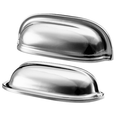 2 In Pack Cup Handle Chrome-Plated 89 Mm