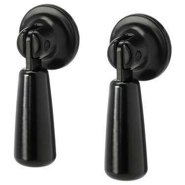 2 In Pack Drop Handle Black 49 Mm