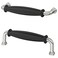 2 In Pack Handle Black/Chrome-Plated 141 Mm