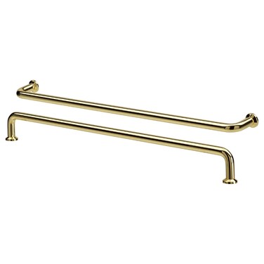 2 In Pack Handle Brass-Colour 335 Mm