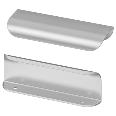 2 In Pack Handle Stainless Steel Colour 120 Mm