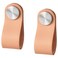 2 In Pack Leather Handle Tanned Leather 65 Mm