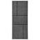 Door Mat Grey/Black 82X200 Cm