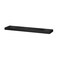 Wall Shelf Black-Brown 110X26 Cm