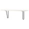 Wall Shelf Black/White 80X20 Cm
