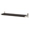 Wall Shelf Brown-Black/Nickel-Plated 80X20 Cm