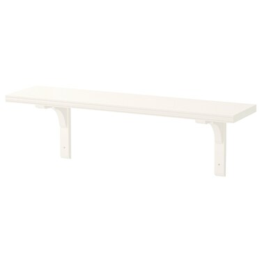 Wall Shelf White 80X20 Cm