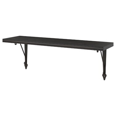 Wall Shelf Brown-Black/Anthracite 80X20 Cm