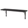 Wall Shelf Brown-Black/Anthracite 80X20 Cm