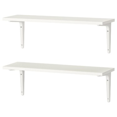 Wall Shelf Combination White/White 59X20 Cm