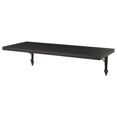 Wall Shelf Brown-Black/Anthracite 80X30 Cm