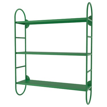 Wall Shelf Green 60X16X74 Cm