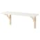 Wall Shelf White/Aspen 59X20 Cm