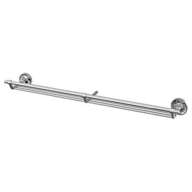 Wall Shelf Chrome Effect 60X6 Cm