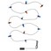 LED Lighting Chain With 12 Bulbs Battery-Operated/Outdoor Multicolour