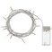 LED Lighting Chain With 12 Lights Indoor/Battery-Operated Silver-Colour