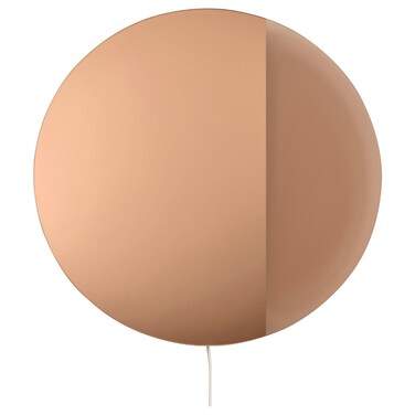 LED Wall/Mirror Lamp Dimmable/Bronze-Colour Round