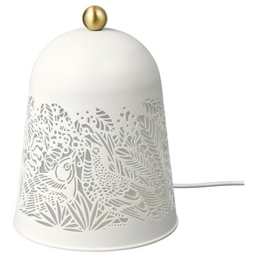 LED Table Lamp White/Brass-Colour