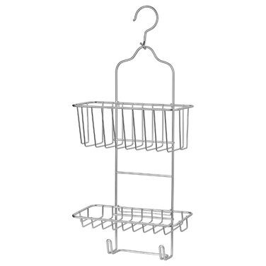 Shower Hanger Two Tiers Zinc Plated 24X53 Cm