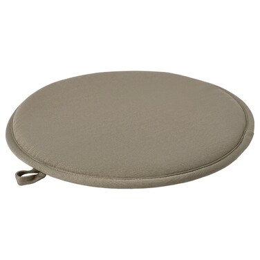 Chair Pad Dark Beige/In/Outdoor 36 Cm