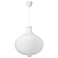 Pendant Lamp Onion Shape/White 57 Cm