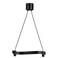 Pendant Lamp Wave Shaped/Black 60 Cm