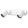 Wall Lamp Double Wired-In White