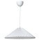 Pendant Lamp Pleated White 59 Cm