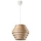 Pendant Lamp White Stained Oak Veneer/White 40 Cm