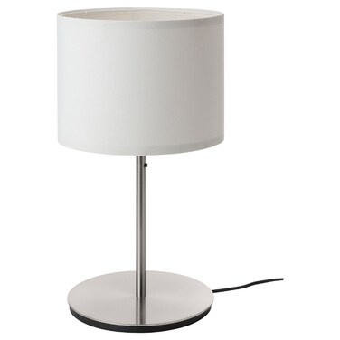 Table Lamp White/Nickel-Plated 56 Cm