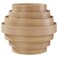 Pendant Lamp Shade White Stained Oak Veneer 40 Cm