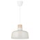 Pendant Lamp White/Birch 36 Cm