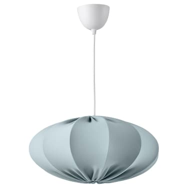 Pendant Lamp Turquoise/White 52 Cm