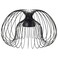 Pendant Lamp Shade Black 52 Cm