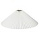 Pendant Lamp Shade Pleated White 59 Cm