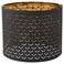 Lamp Shade Black/Brass-Colour 32 Cm