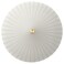 Wall Lamp Wired-In Installation Stripe Pattern/White Glass 35 Cm