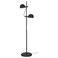Floor Lamp With 2-Spot Black