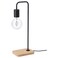 Table Lamp Black/Bamboo