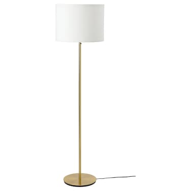 Floor Lamp White/Brass