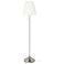 Floor Lamp Nickel-Plated/White