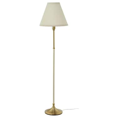 Floor Lamp Brass/Beige