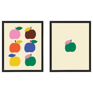 Frame With Poster Apple Game 40X50 Cm 2 In Pack