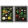 Frame With Poster Vintage Botanical Fruit Charts 40X50 Cm 2 In Pack