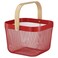 Basket Bright Red 25X26X18 Cm