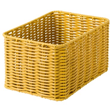 Basket Dark Yellow 18X25X14 Cm