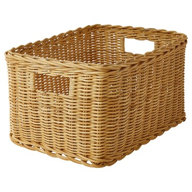 Basket Handmade Rattan 25X35X20 Cm